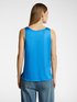 Top V neck in viscosa stretch image number 1