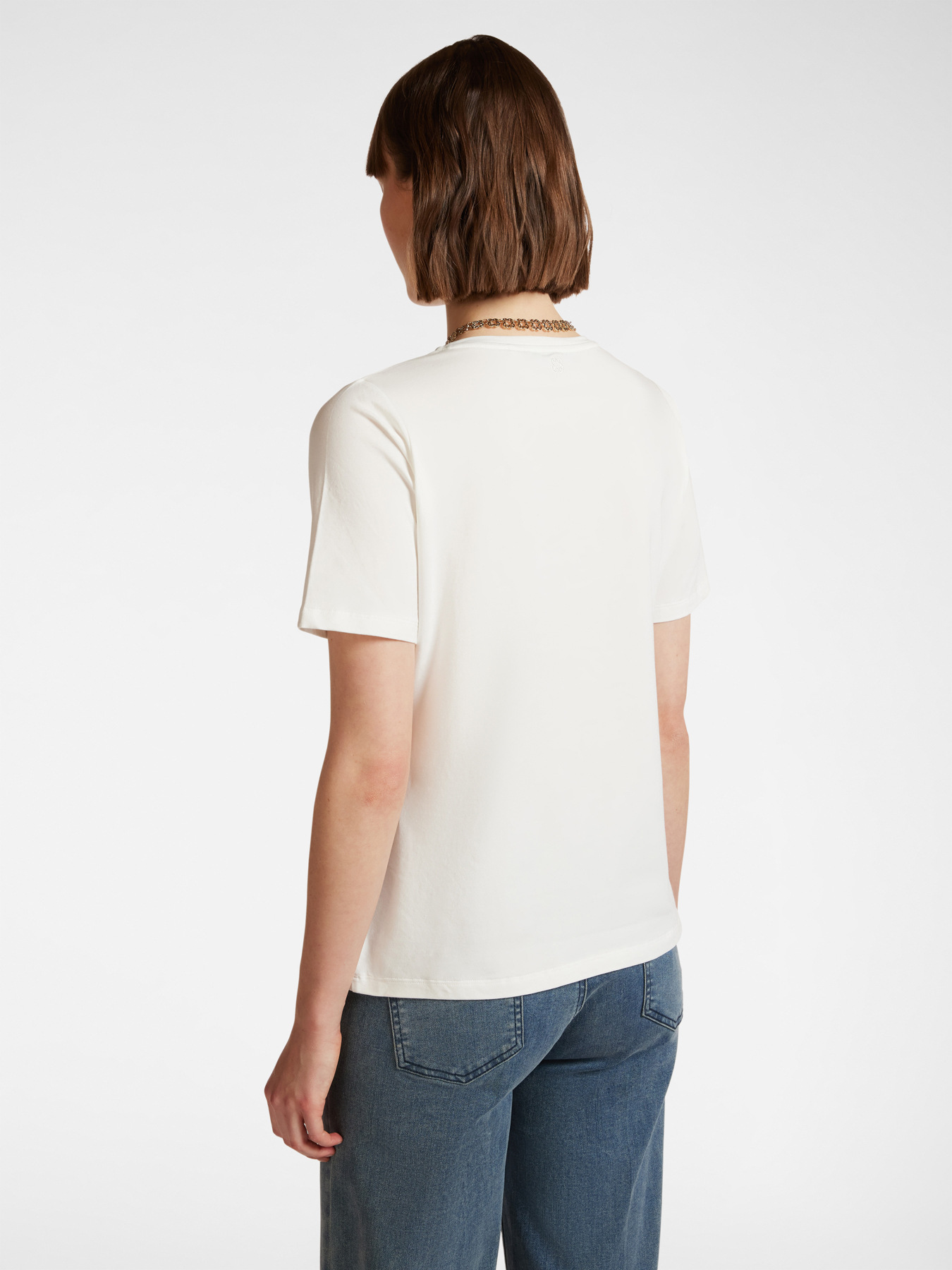 T-shirt con ricamo libellule image number 1