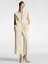 Pantaloni cropped eleganti in crepe cady image number 0