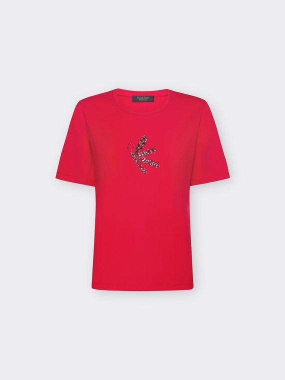 T-shirt con ricamo