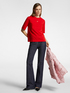T-shirt con piccola libellula in strass image number 2