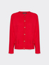 Cardigan corto con bottoni Monogram image number 4