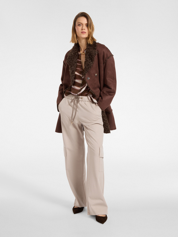 Cargo-Hosen mit weitem Bein