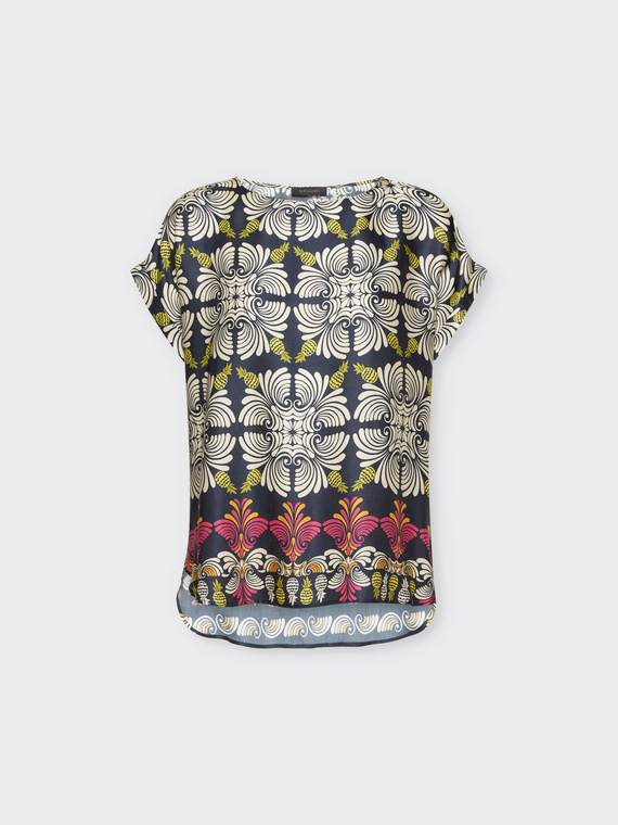 Blusa in viscosa stampata