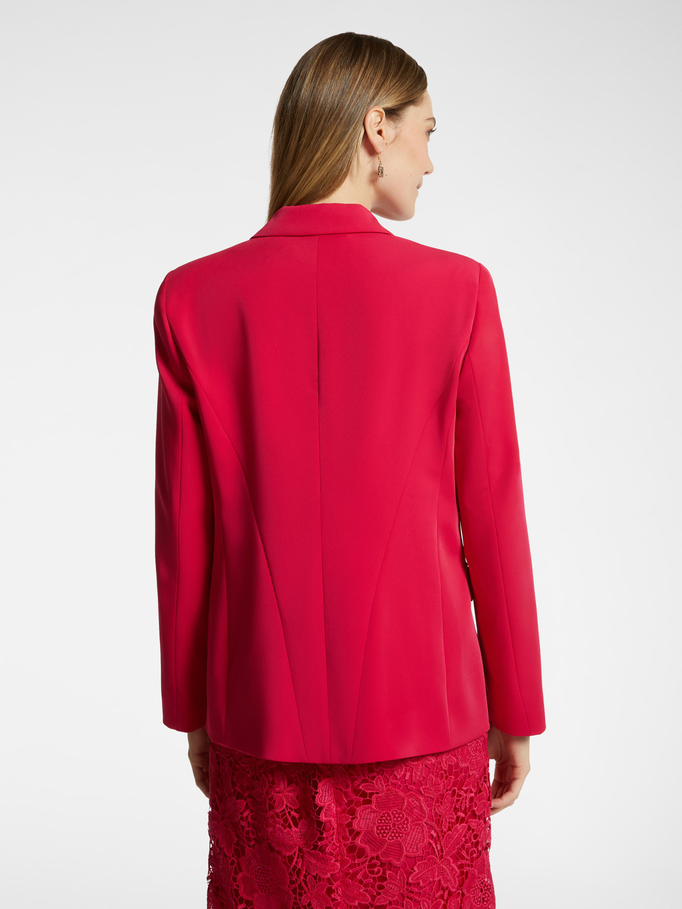 Blazer in cady stretch image number 1