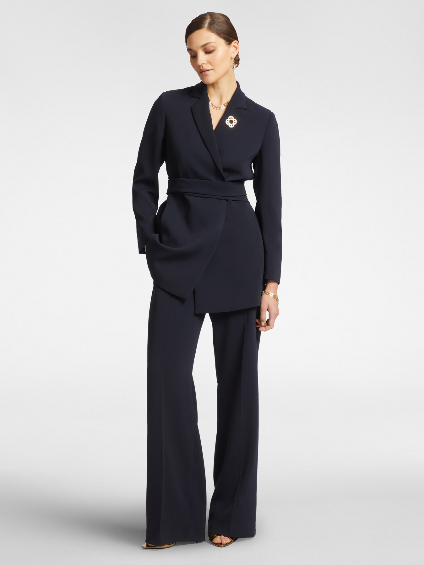 Pantaloni maschili in cady stretch image number 0