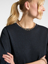 Maglia lurex con maniche a tre quarti image number 3