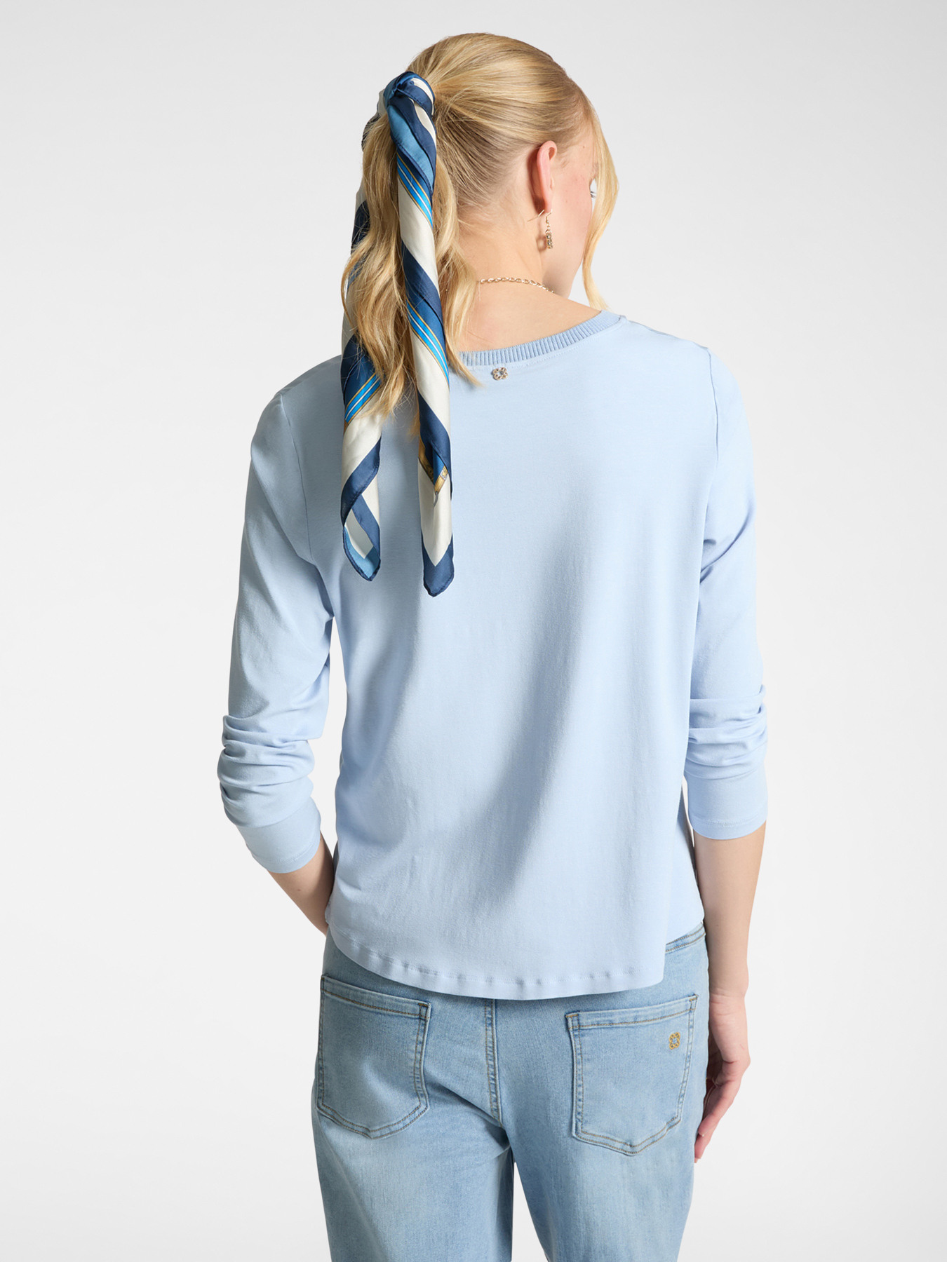 T-shirt in due tessuti image number 1