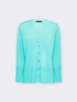 Cardigan con bordi a coste image number 4