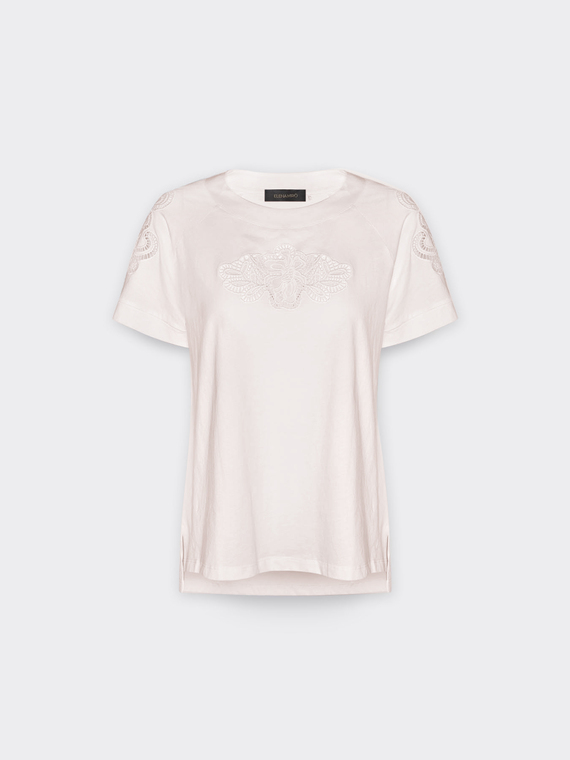 T-shirt ricamata