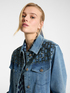 Giubbotto in denim ricamato image number 3