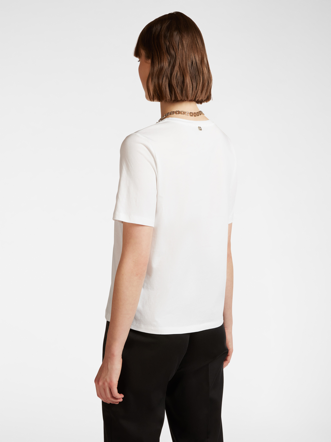 T-shirt con ricamo image number 1