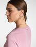 Maglia lurex con maniche a tre quarti image number 3