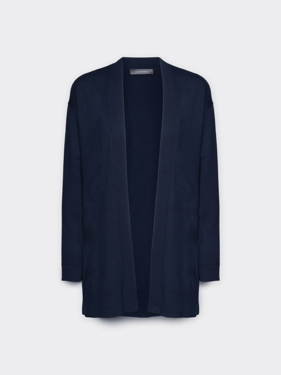 Cardigan lungo aperto davanti