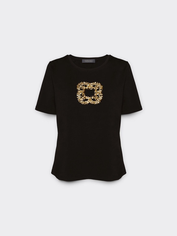 T-shirt con ricamo