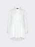 Camicia ampia in popeline image number 4