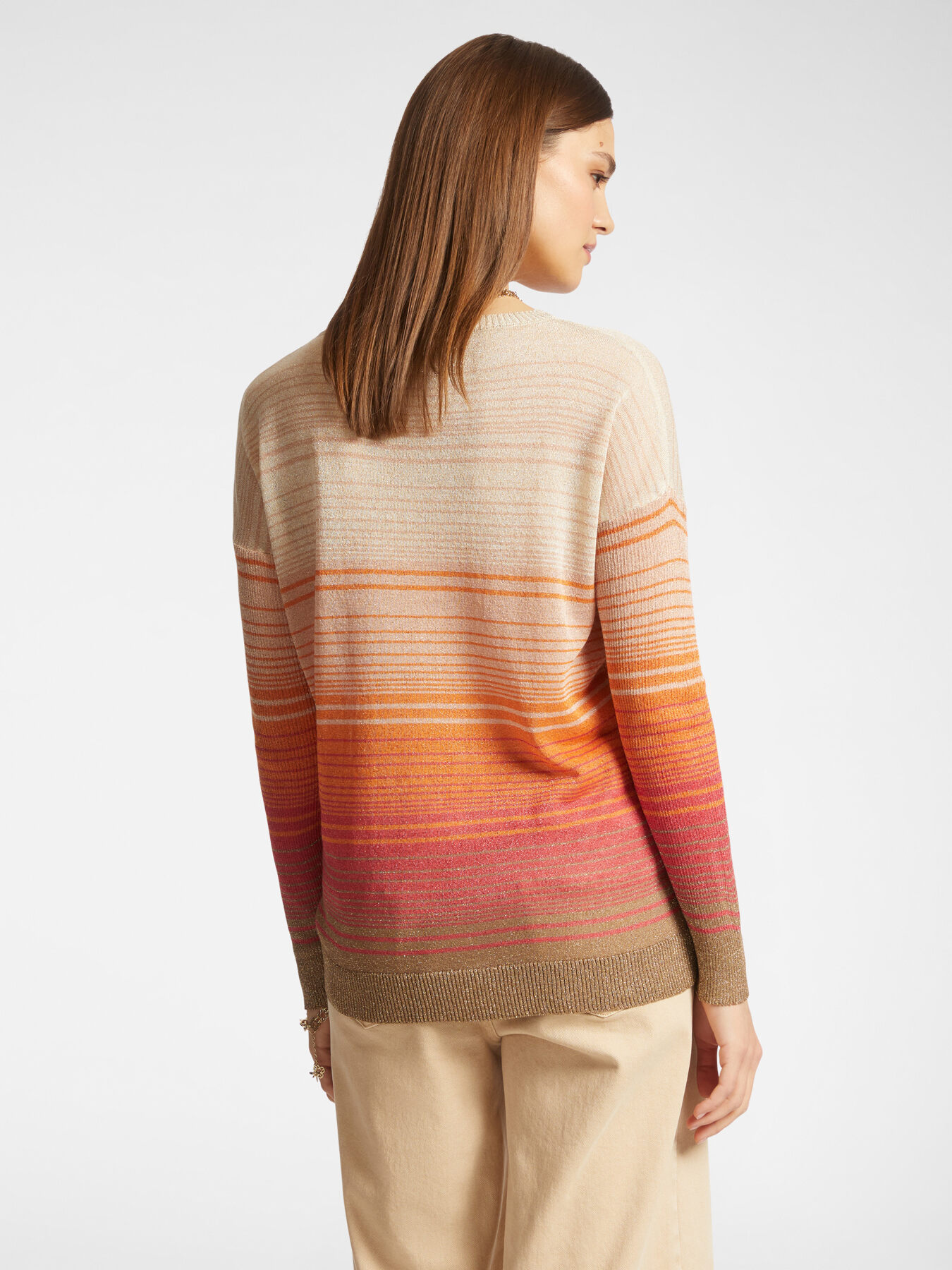 Maglia a righe sfumate image number 1