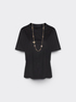 T-shirt con collana image number 4