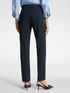 Pantaloni slim in punto Milano image number 1