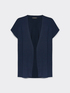Gilet lungo con maniche corte image number 4