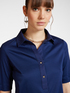 T-shirt con colletto e bottoni image number 3