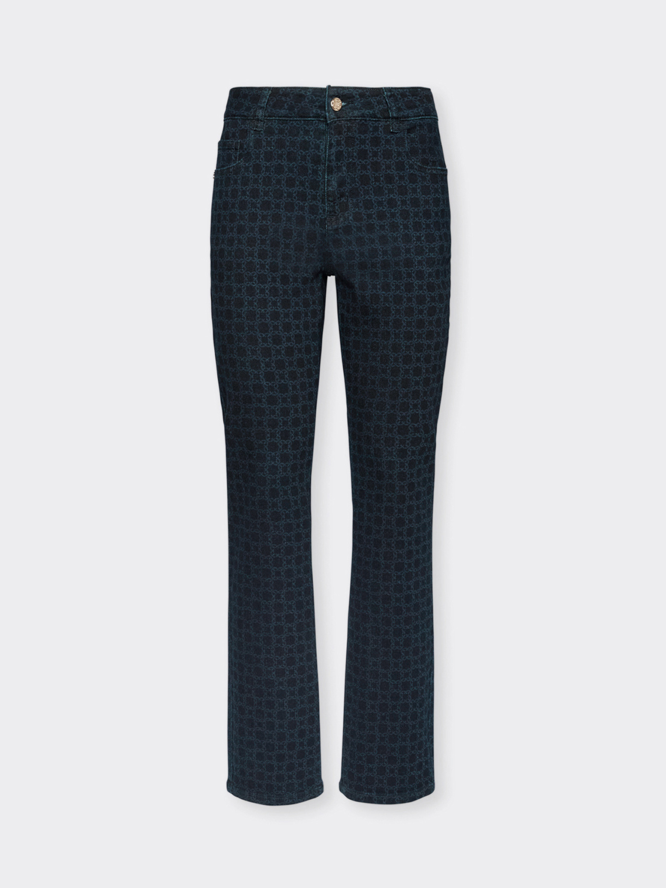 Blaue Jeans mit Monogramm image number 4