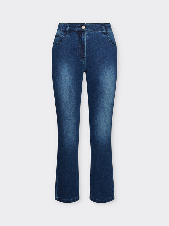 Jeans 5 tasche, kick flare, "Florence"