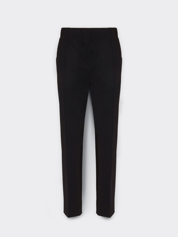 Pantaloni pull on gamba dritta