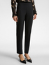 Pantaloni slim in punto Milano image number 2