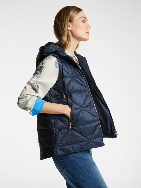 Gilet in nylon riciclato