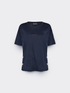 T-shirt con bottoni sugli spacchi image number 4