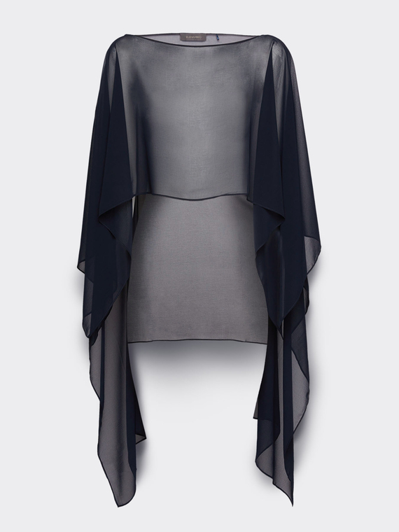 Stola ampia in georgette