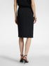 Stretch fabric skirt image number 1