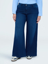 Jeans Wide Leg Waschung Blau image number 2