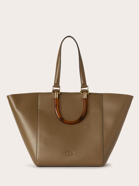 Shopping bag con doppi manici