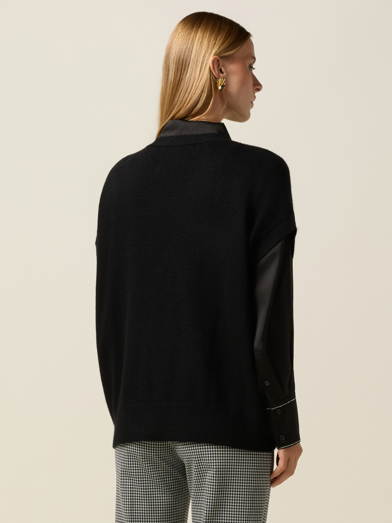 Cardigan maniche corte misto viscosa image number 1