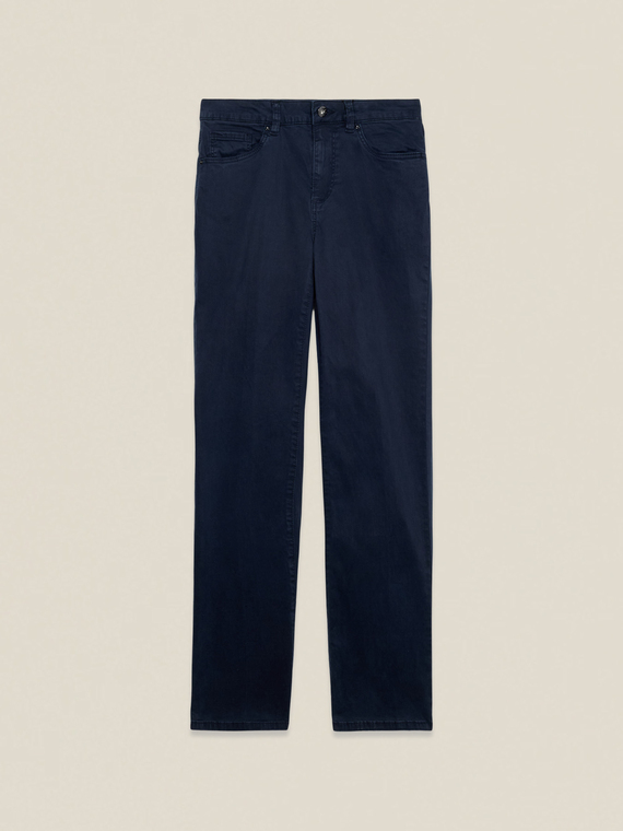 Cigarette pants in lyocell blend