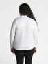 Camicia con inserti a righe e strass sul colletto image number 2