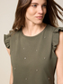 Jersey top with gussets image number 2