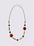 Necklace with golden pendants image number 1