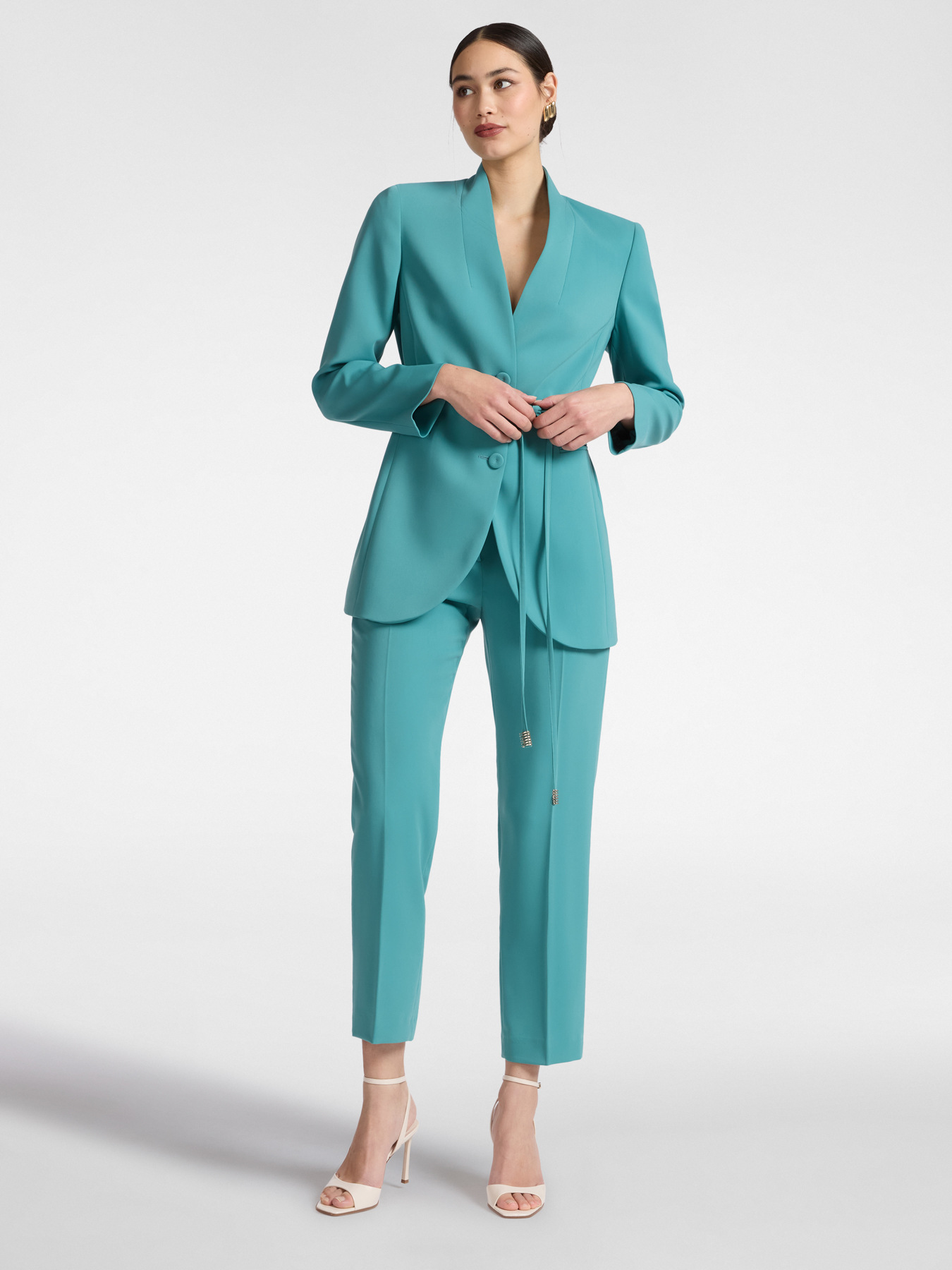 Giacca con cintura image number 2