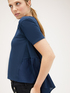T-shirt with gauze ruffle image number 2