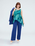 Top aus Georgette mit Print image number 0