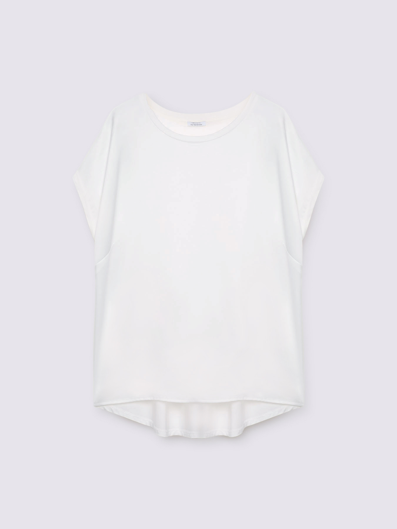 T-shirt bimatière à col rond image number 4