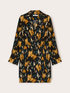 Bedrucktes Hemdblusenkleid aus Kreppstoff image number 4