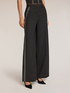 Palazzo pants with side stripe image number 2