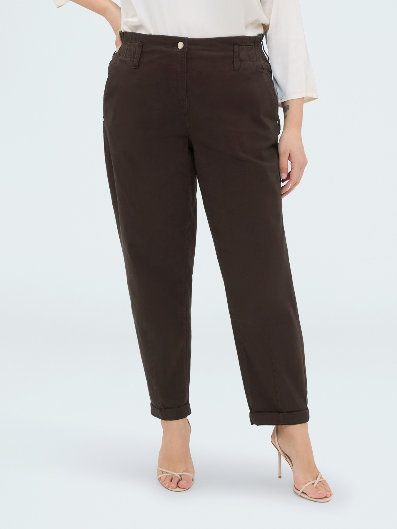 Pantaloni Balloon in cotone image number 2