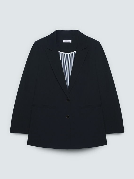 Taillierter Blazer aus Stretchstoff