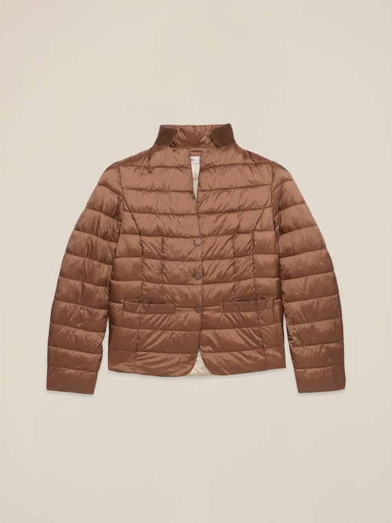 Lightweight quilted down jacket