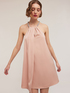 Mini dress in raso con dettaglio collana image number 3